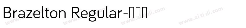 Brazelton Regular字体转换